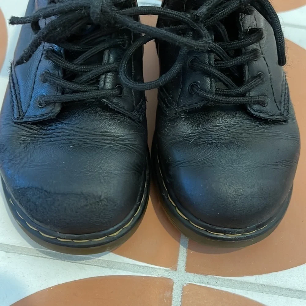 Dr. Martens Soft Black Kid Boots 1460T